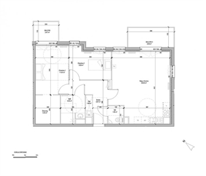 t3 à la vente -   59700  MARCQ EN BAROEUL, surface 68 m2 vente t3 - UBI443070848